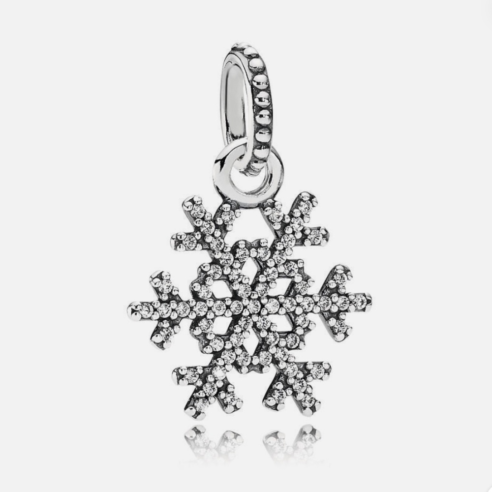 PANDORA SNOWFLAKE DANGLE BRACELET CHARM